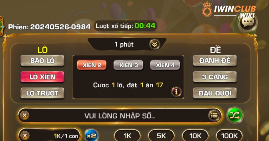 Đăng ký tạo tài khoản chơi cá độ lô đề - xổ số siêu tốc iWin