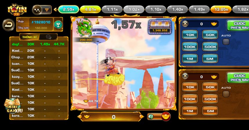 Giới thiệu về game chơi songoku đu đỉnh iWin